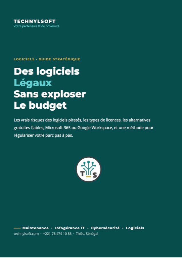Couverture du guide « Des logiciels légaux sans exploser le budget »