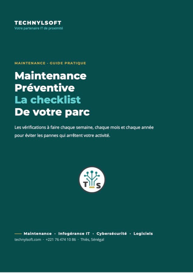 Couverture du guide « Maintenance préventive : la checklist de votre parc »